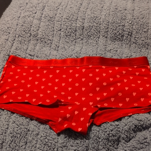 PINK Victoria's Secret Other - PINK Victoria's Secret Red Boyshorts
